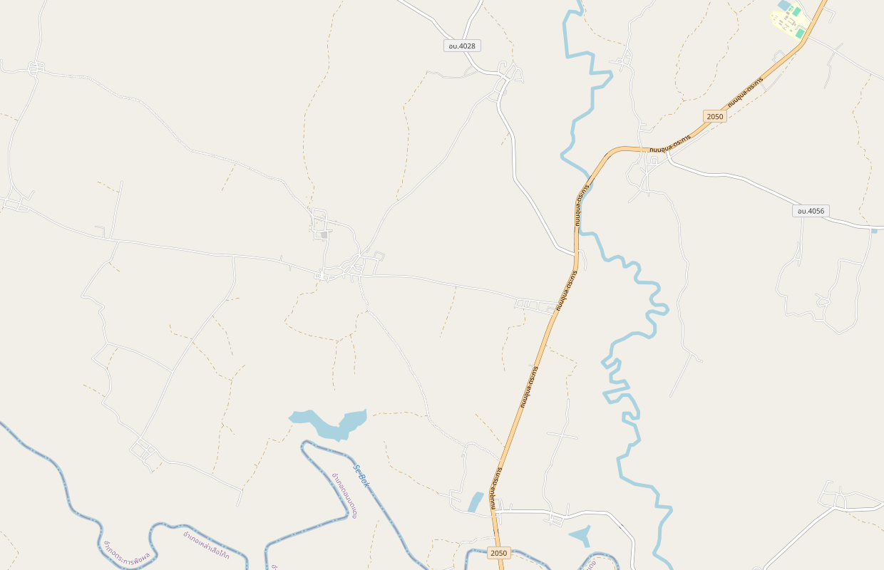 แผนที่แสดงที่ตั้งโรงงานน้ำดื่มภูหิรัญ 99 อำเภอตระการพืชผล จังหวัดอุบลราชธานี